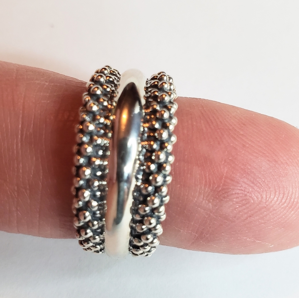 LAGOS Cavier 925 Sterling Silver Ring SIZE 7. New without tags